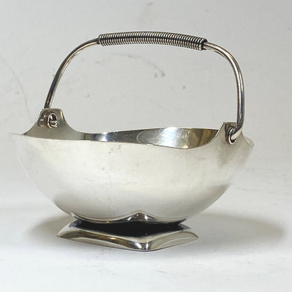 Gusterman Sterling Silver Modernist Candy Basket