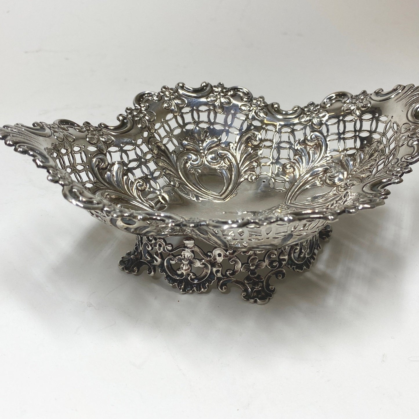 James Dixon & Sons Sterling Candy Dish Sheffield Marks