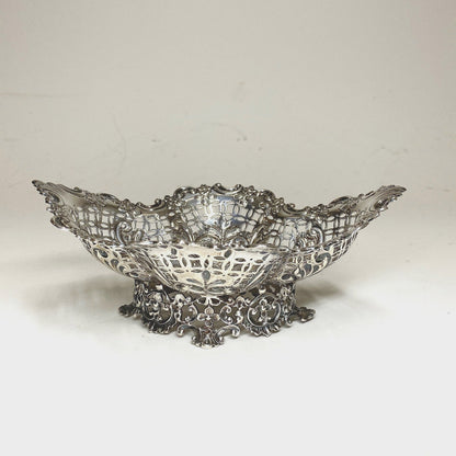 James Dixon & Sons Sterling Candy Dish Sheffield Marks