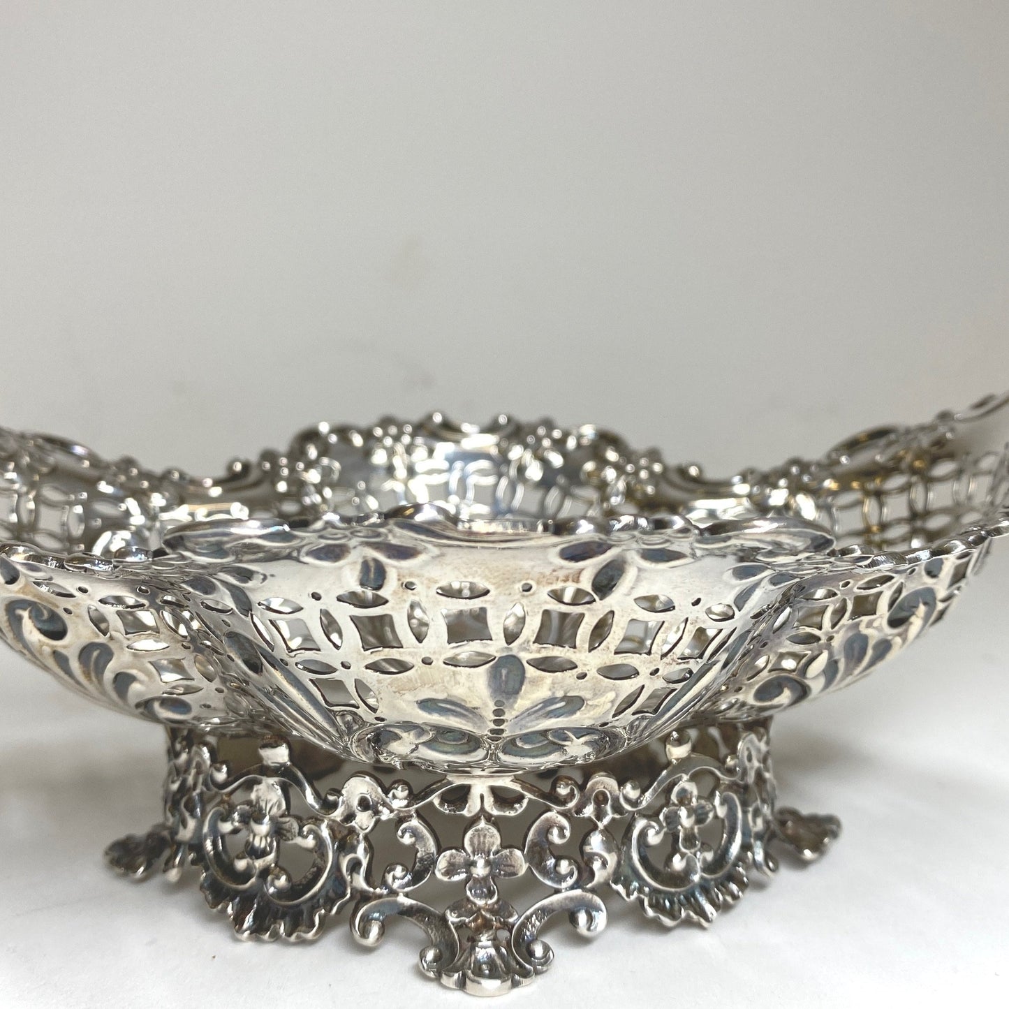 James Dixon & Sons Sterling Candy Dish Sheffield Marks