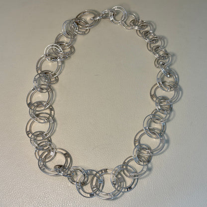 Estate Tiffany & Co. Sterling Silver "Atlas" Extra Long Necklace