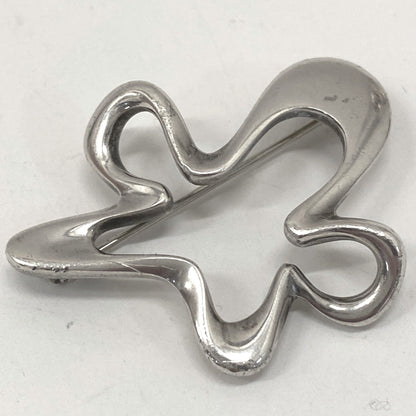 Georg Jensen Sterling Silver "Splash Brooch"