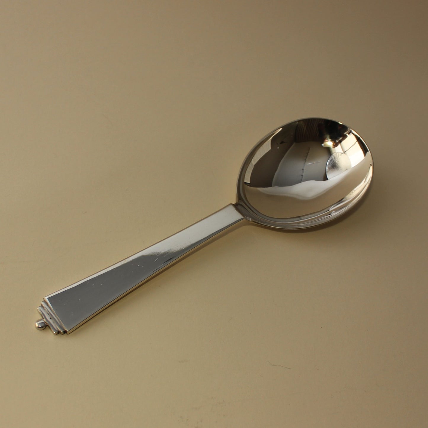 Estate Georg Jensen Sterling Silver "Pyramid" Compote Spoon