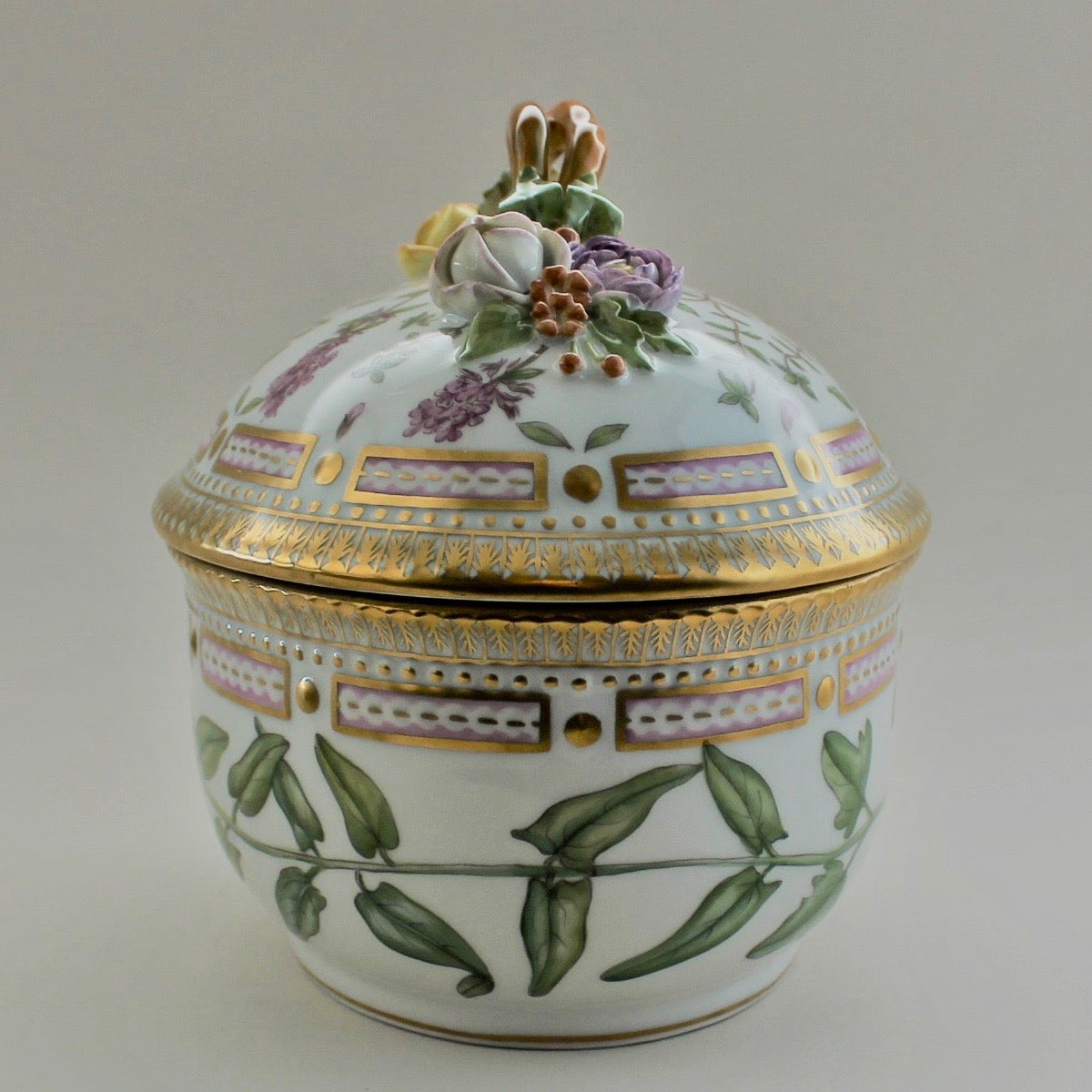 Estate Flora Danica Large Sugar Bowl By Royal Copenhagen