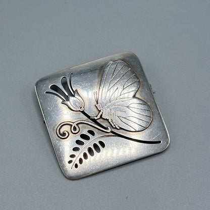 Estate Georg Jensen Sterling Silver Butterfly Brooch by Arno Malinowski No. 294