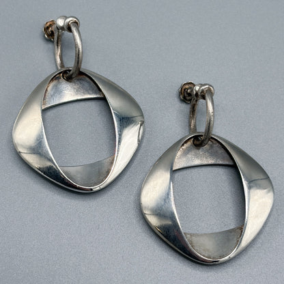 Georg Jensen Silver Earrings by Henning Koppel No.190