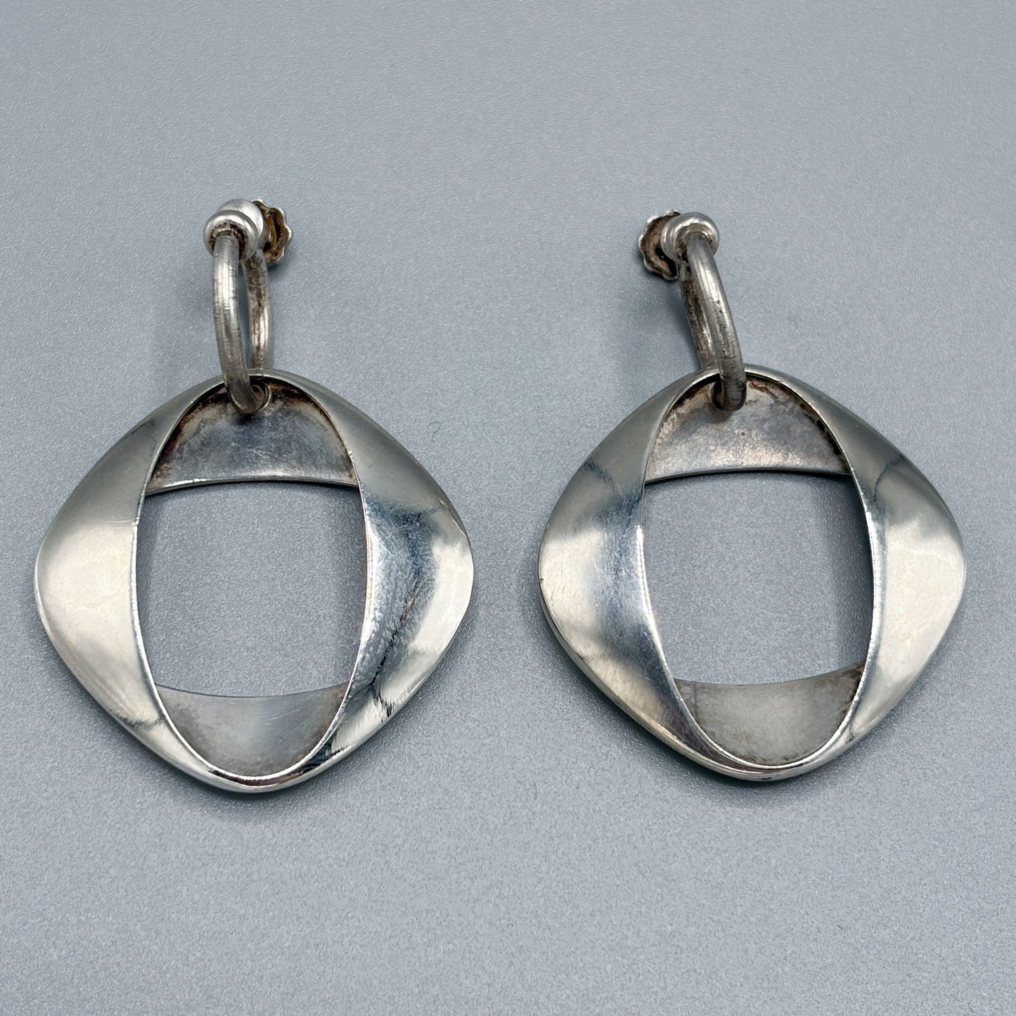 Georg Jensen Silver Earrings by Henning Koppel No.190