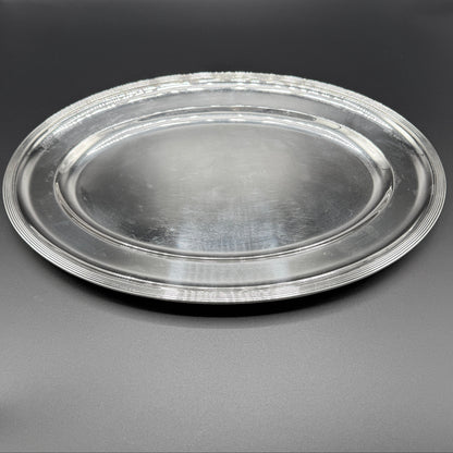 Estate Buccellati Sterling Silver Oval Tray