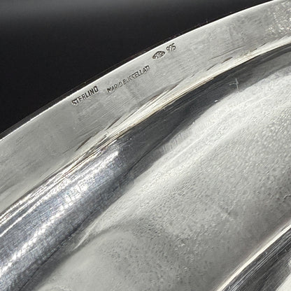 Estate Buccellati Sterling Silver Oval Tray