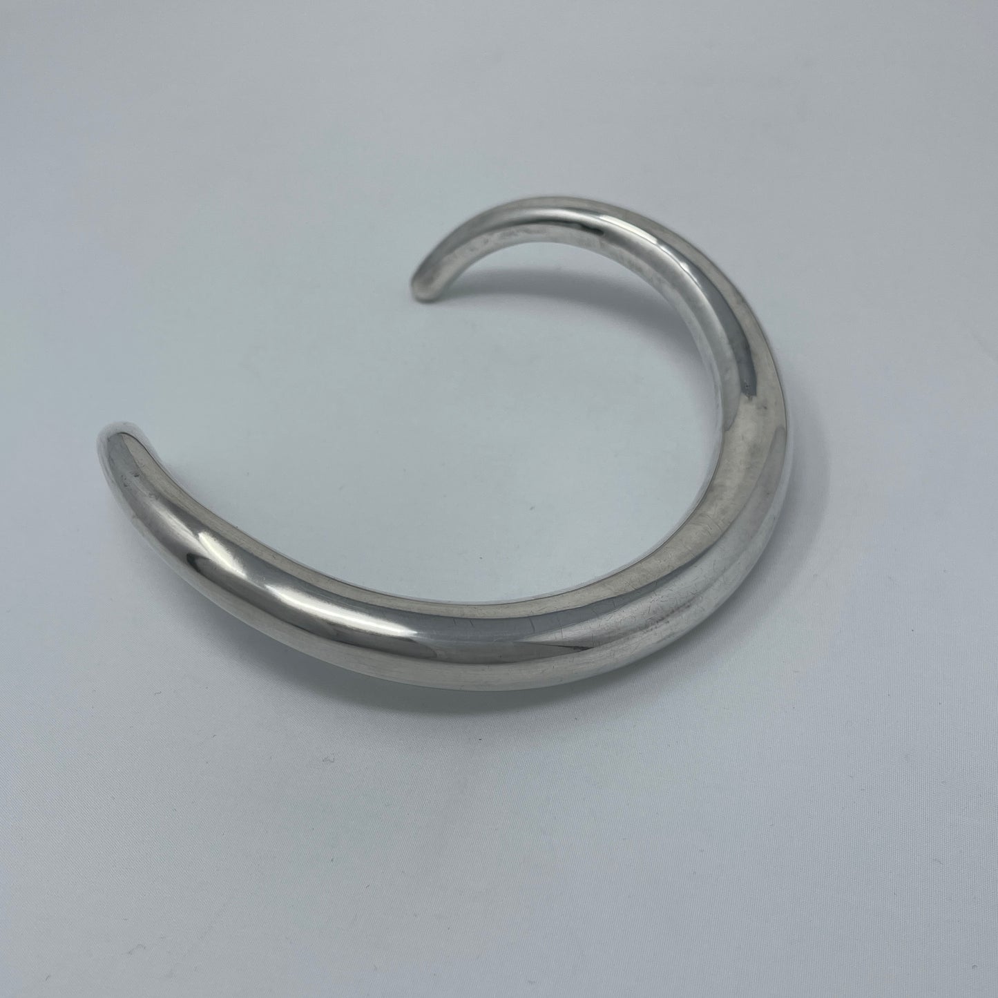 Estate Sterling Silver Andreas Mikkelsen Neck Ring