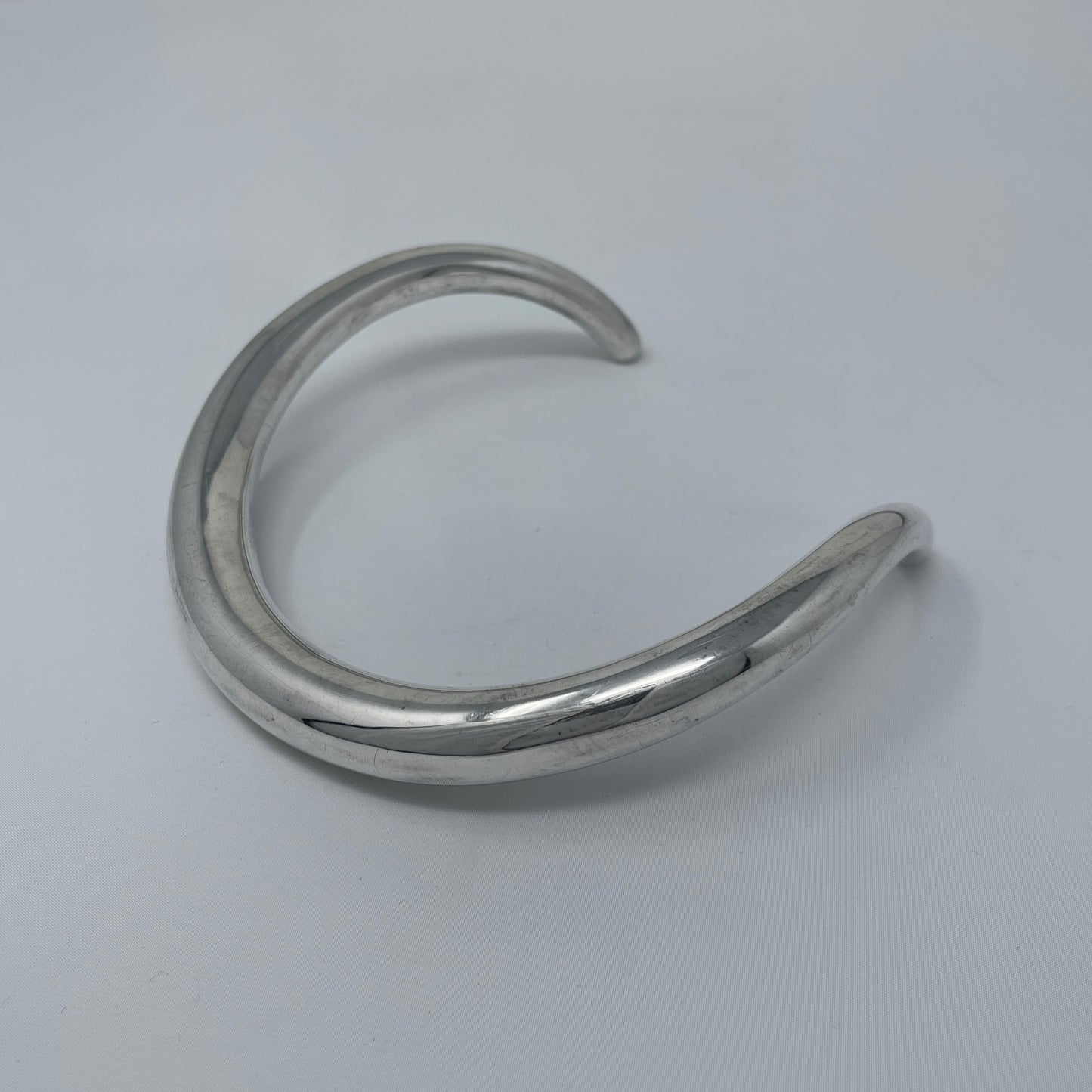 Estate Sterling Silver Andreas Mikkelsen Neck Ring