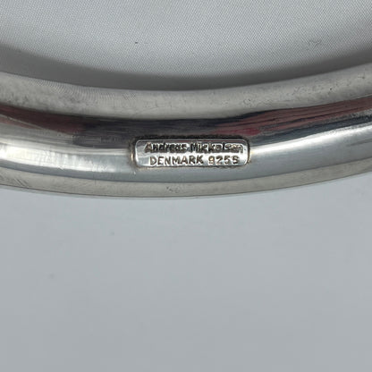 Estate Sterling Silver Andreas Mikkelsen Neck Ring