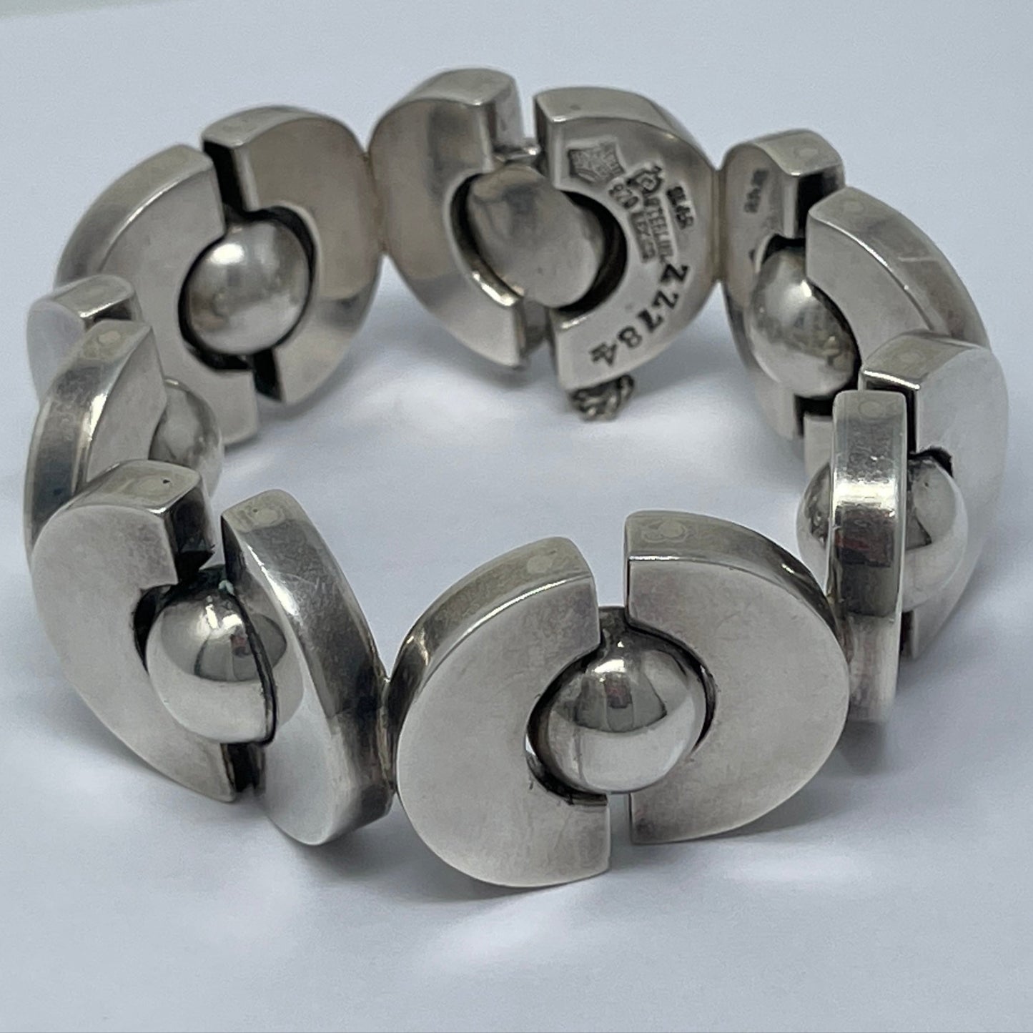 Estate Sterling Silver Bracelet by Antonio Pineda