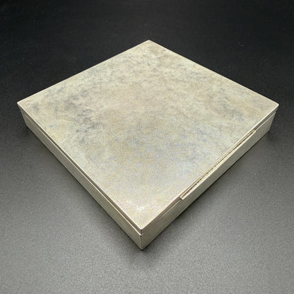 Estate Buccellati Square Segrinato Hinged Box