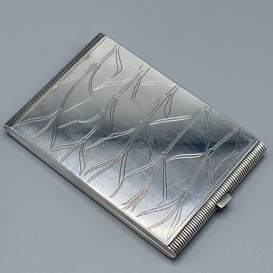 Georg Jensen Sterling Silver Large Cigarette Box No. 284B by Jorgen Jensen