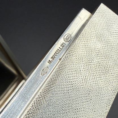 Estate Buccellati Square Segrinato Hinged Box