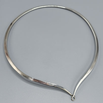 Estate Georg Jensen Sterling Silver Neck Ring and Pendant by Torun No.169/135