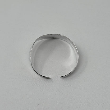 Estate Sterling Silver Handmade Open Cuff Bracelet