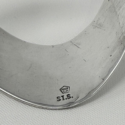 Estate Sterling Silver Handmade Open Cuff Bracelet