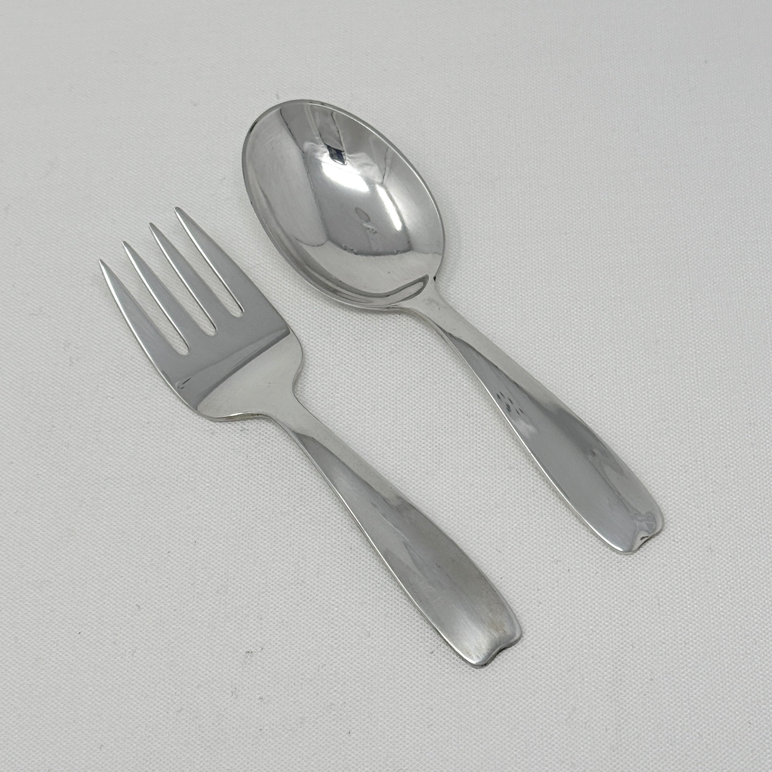 Estate Tiffany & Co. Sterling Silver Baby Spoon and Fork – Gallery 925