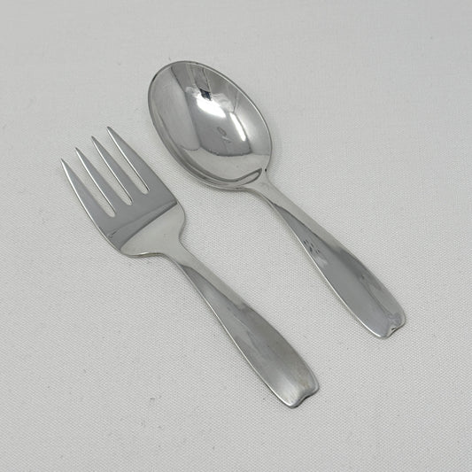 Estate Tiffany & Co. Sterling Silver Baby Spoon and Fork