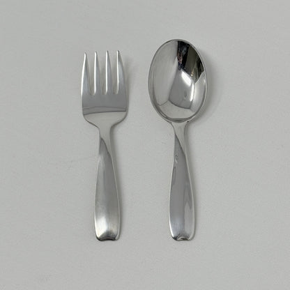 Estate Tiffany & Co. Sterling Silver Baby Spoon and Fork