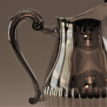 Estate Christofle France Silver Plated Water Pitcher