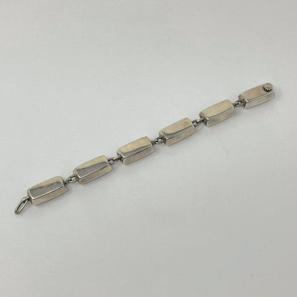 Estate Hans Hansen Sterling Silver Bold Modern "Block" Bracelet