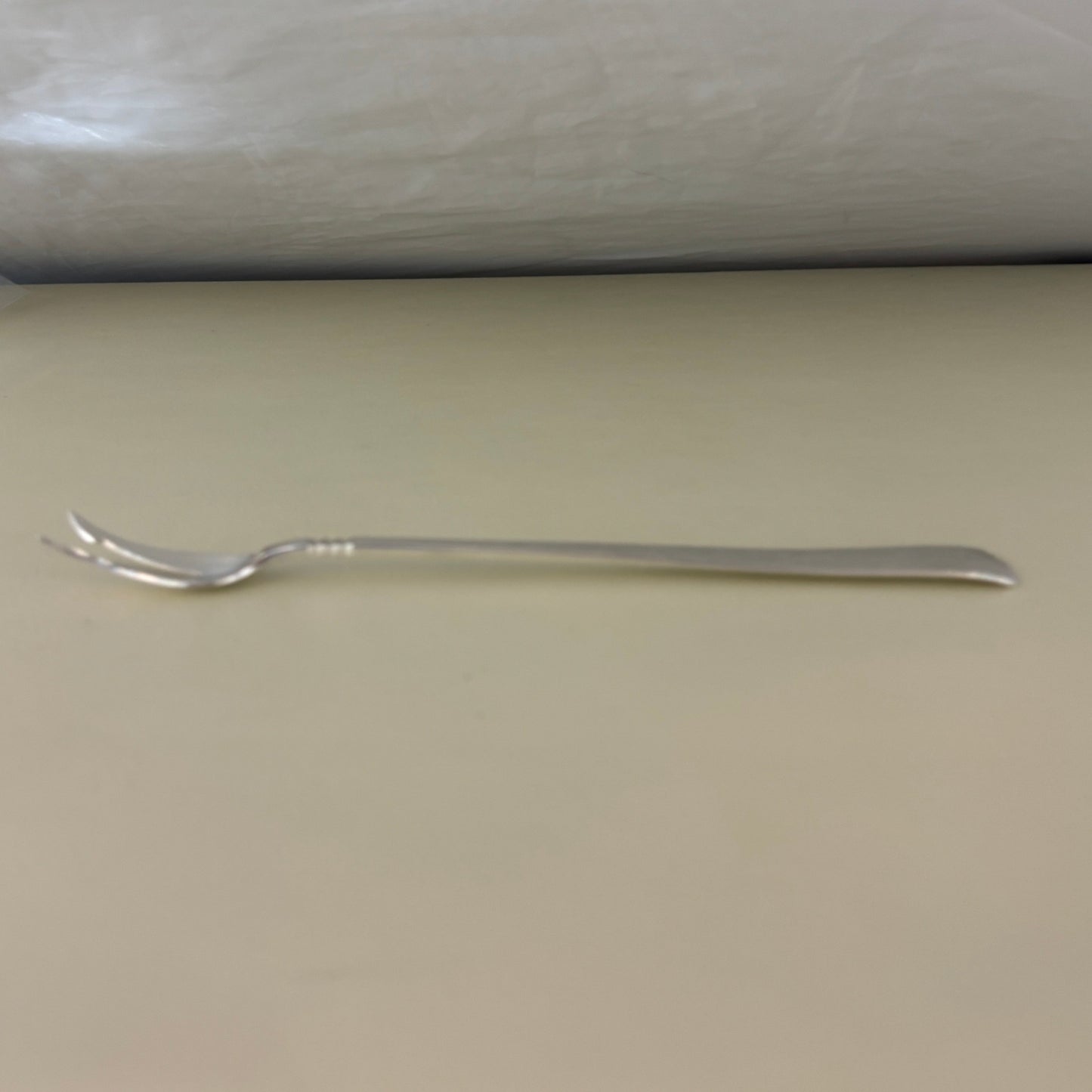 Estate Sterling Silver Porter Blanchard "Capri" Rare Serving Fork Scalloped Edge