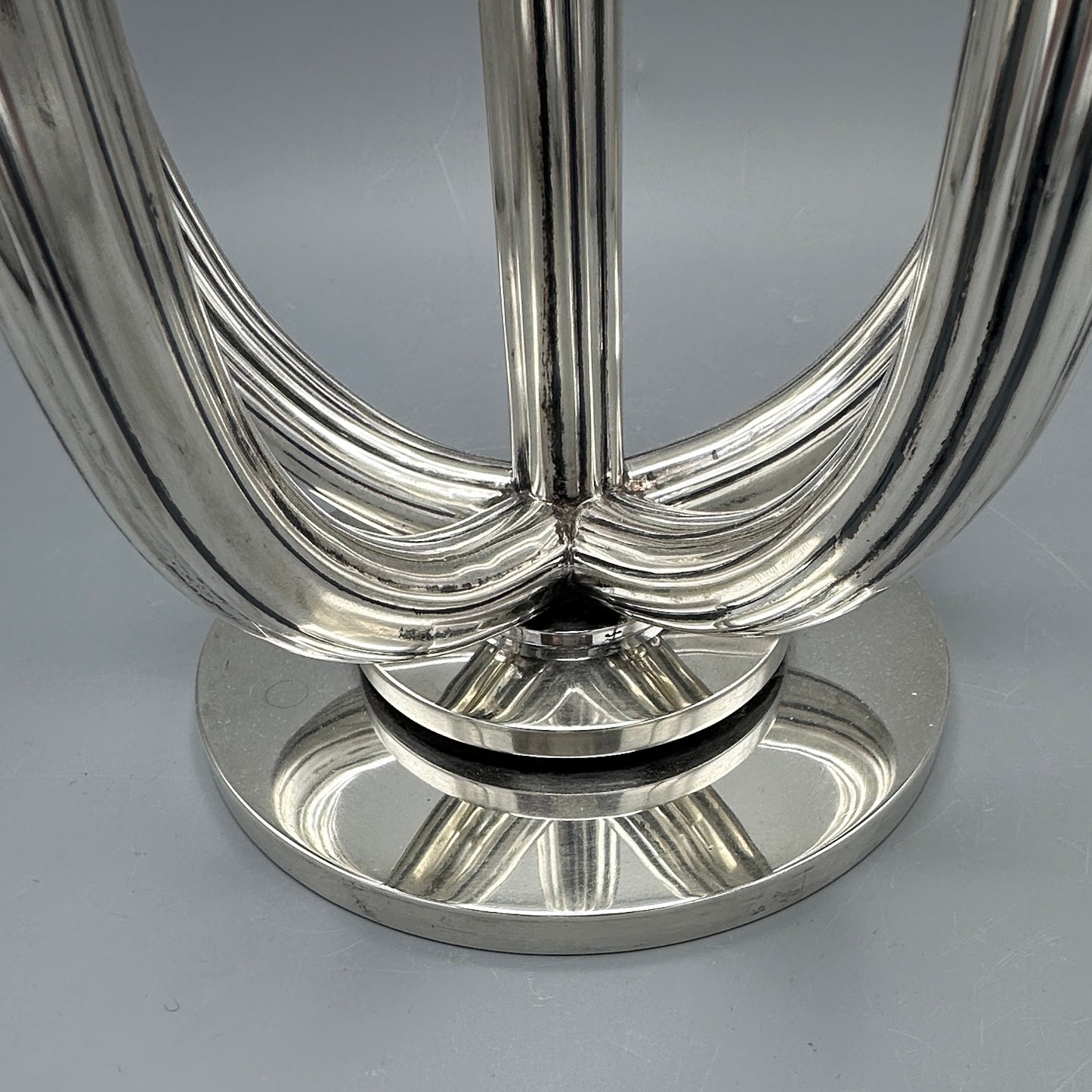 Estate Sterling Silver Georg Jensen Six-Light Candelabra by Harald Nielsen No 751