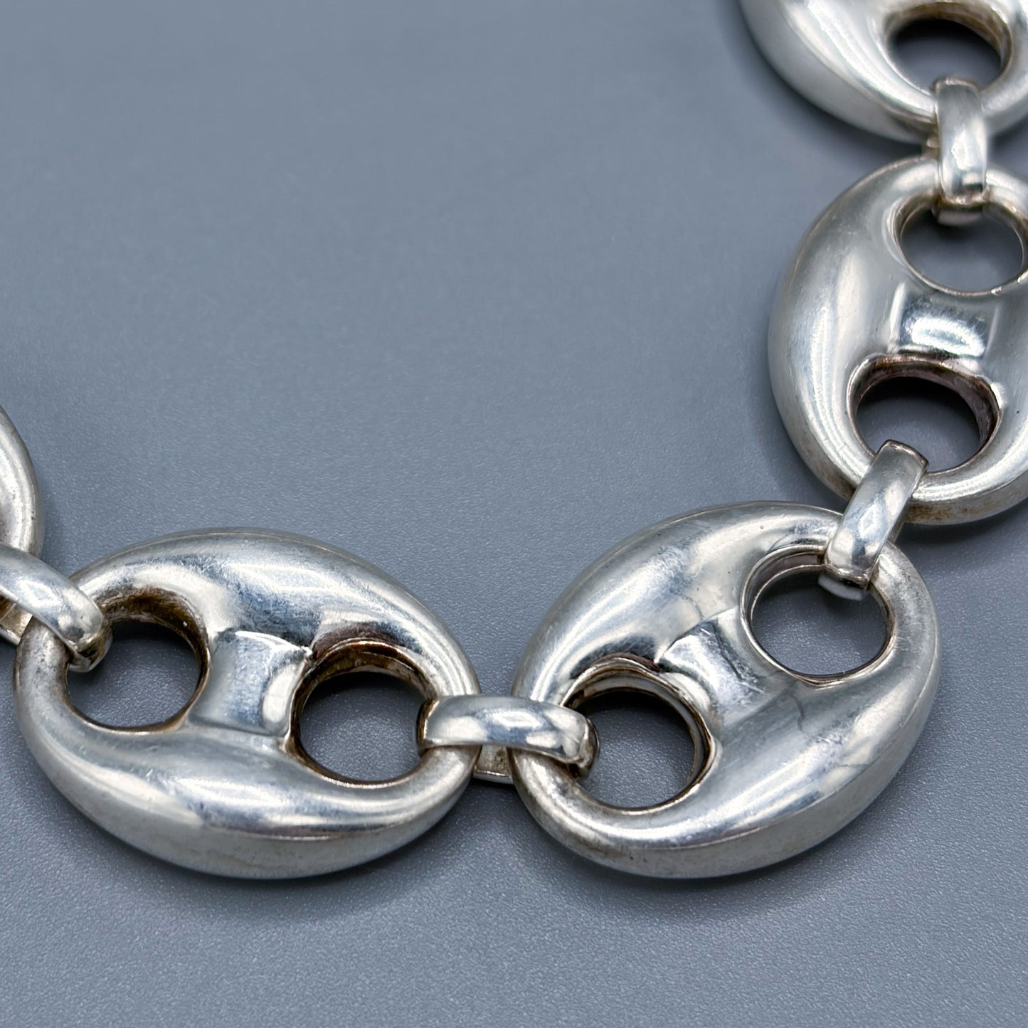 Estate Sterling Silver Mariner bracelet by Milor