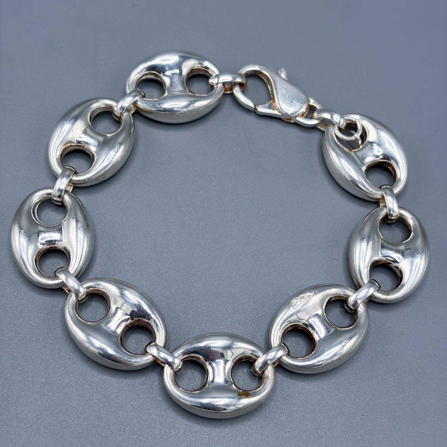 Estate Sterling Silver Mariner bracelet by Milor