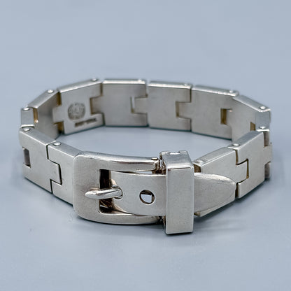 Estate Sterling Silver Buckle Bracelet by William Spratling