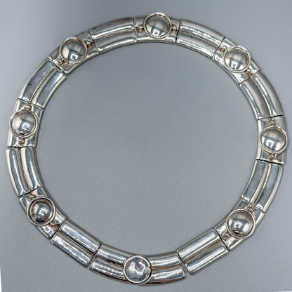 Estate William Spratling Successors Modernist Collar Necklace