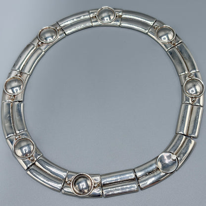 Estate William Spratling Successors Modernist Collar Necklace