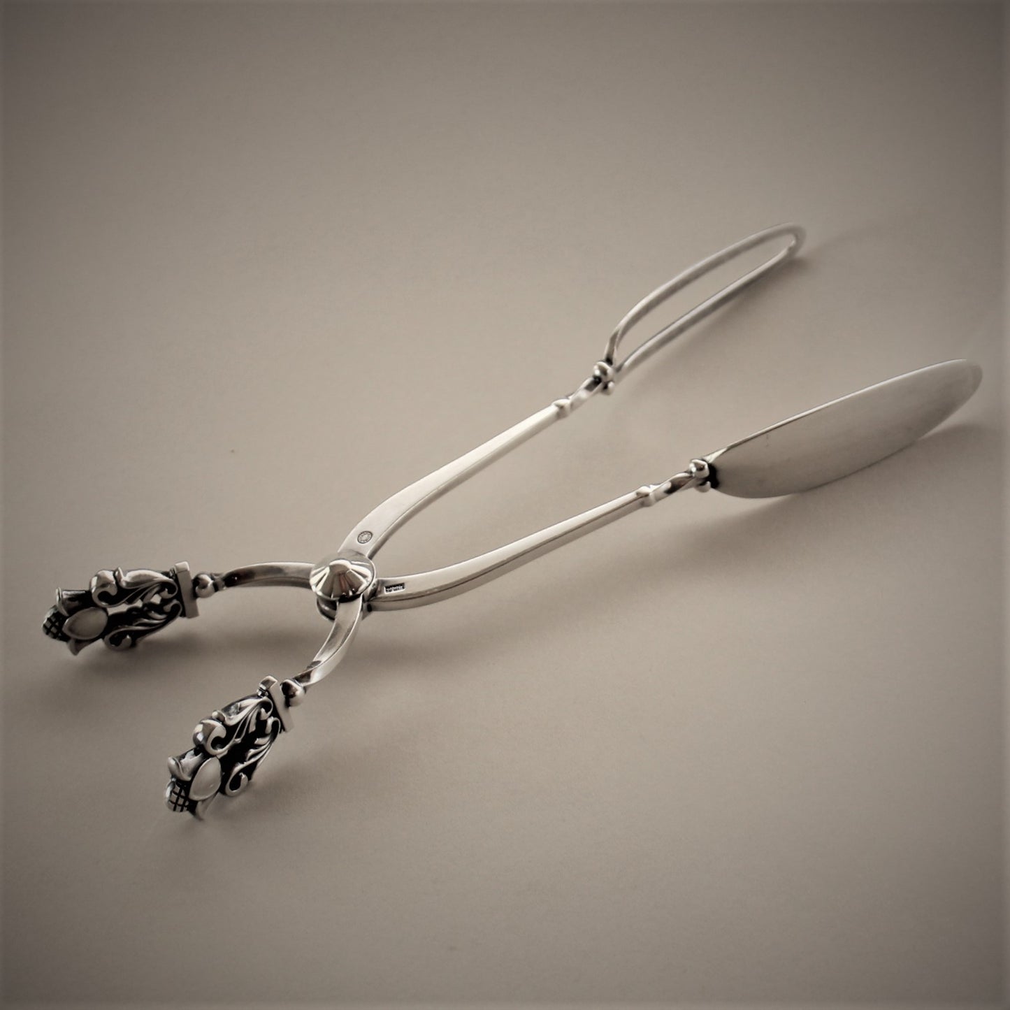 Georg Jensen Sterling Silver Sandwich Tongs