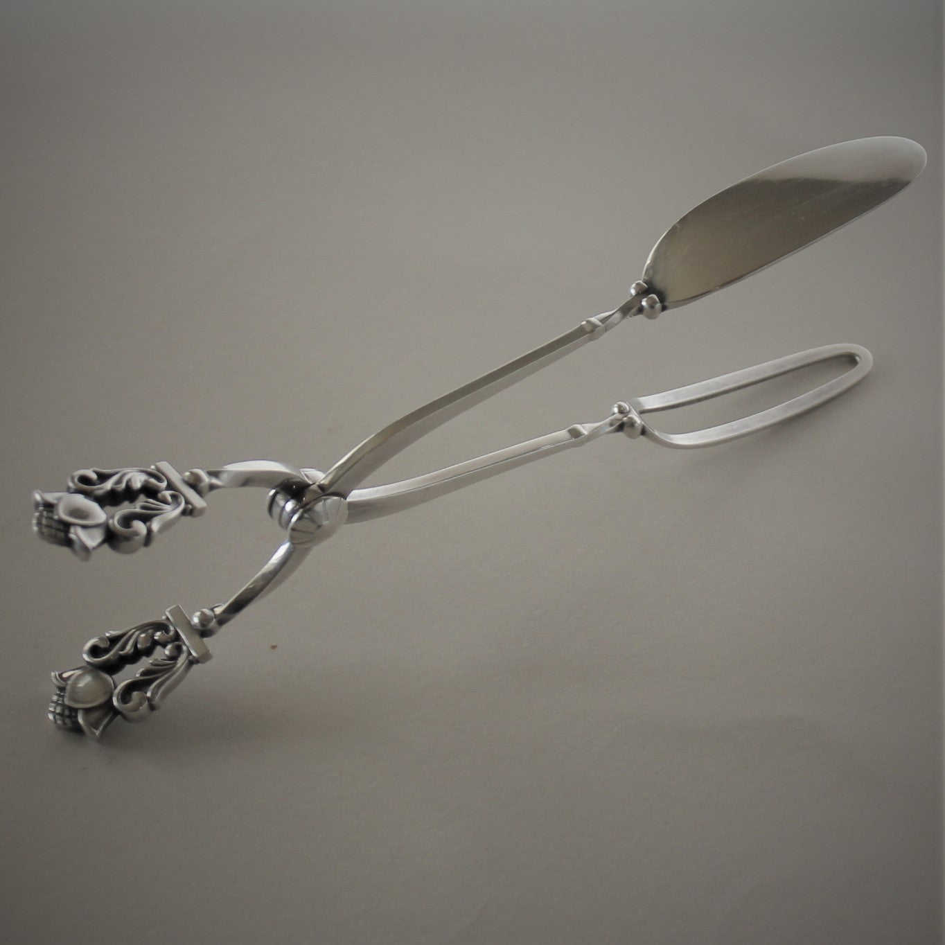 Georg Jensen Sterling Silver Sandwich Tongs