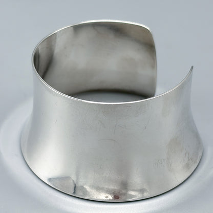 Estate Anton Michelson Sterling Silver Modernist Cuff