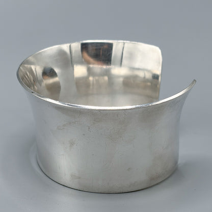 Estate Anton Michelson Sterling Silver Modernist Cuff