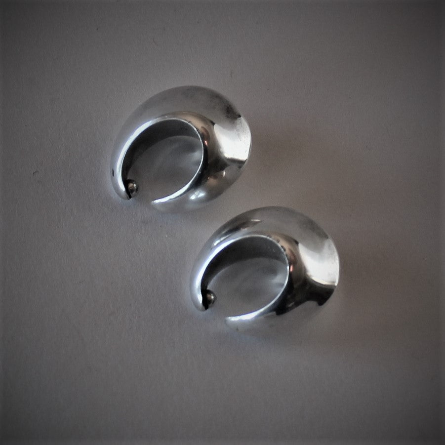 Georg Jensen Sterling Silver Earrings no. 126B by Nanna Ditzel