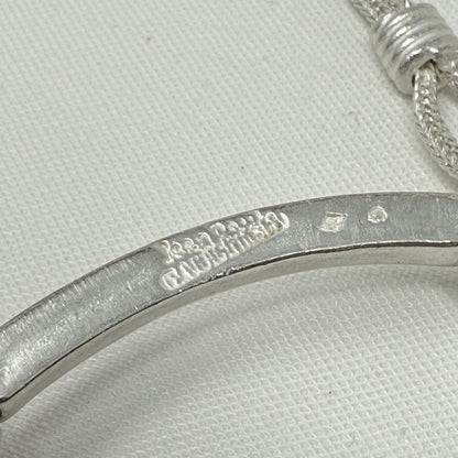 Estate Jean Paul Gaultier Sterling Silver and Amethyst Abacus Medallion Necklace