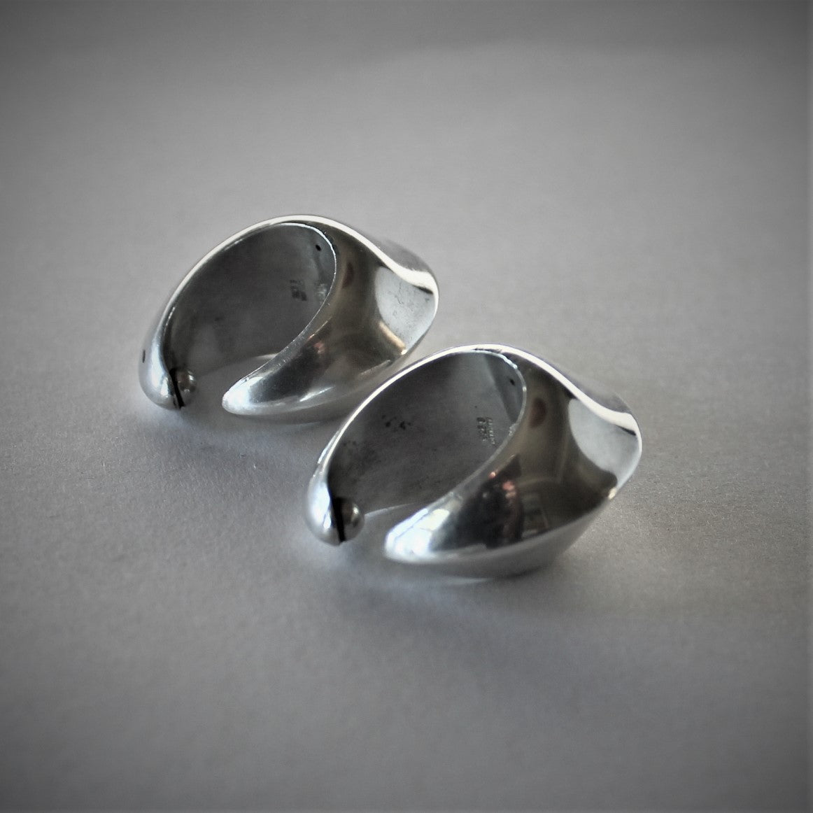 Georg Jensen Sterling Silver Earrings no. 126B by Nanna Ditzel