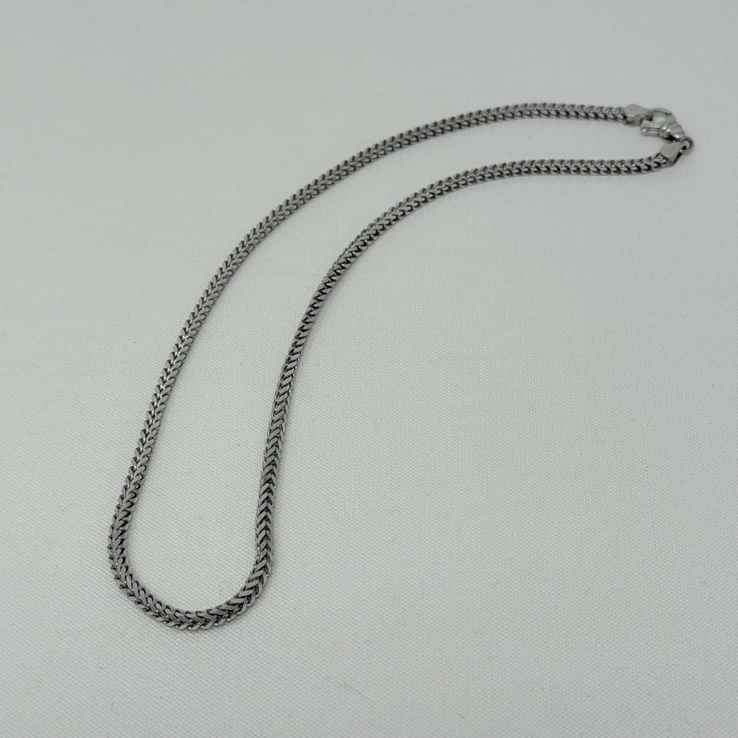 Estate Sterling Silver Snake Chain Necklace