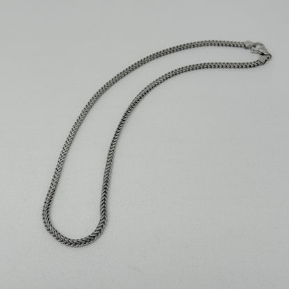 Estate Sterling Silver Snake Chain Necklace