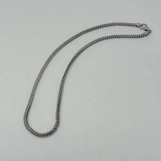 Estate Sterling Silver Snake Chain Necklace