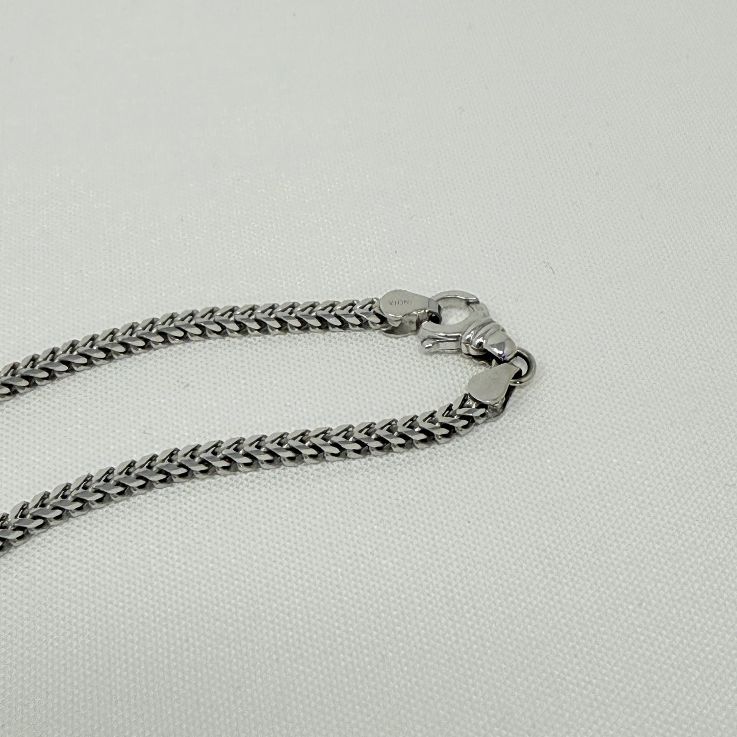 Estate Sterling Silver Snake Chain Necklace