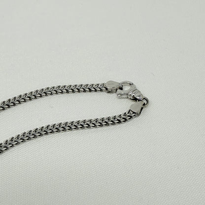 Estate Sterling Silver Snake Chain Necklace