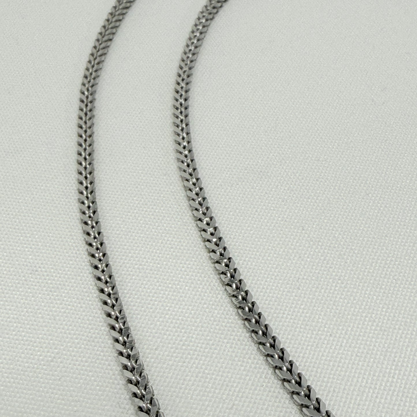 Estate Sterling Silver Snake Chain Necklace