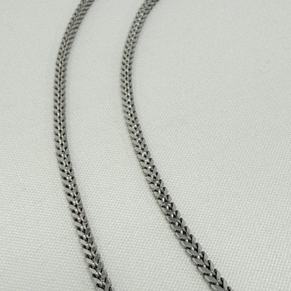 Estate Sterling Silver Snake Chain Necklace