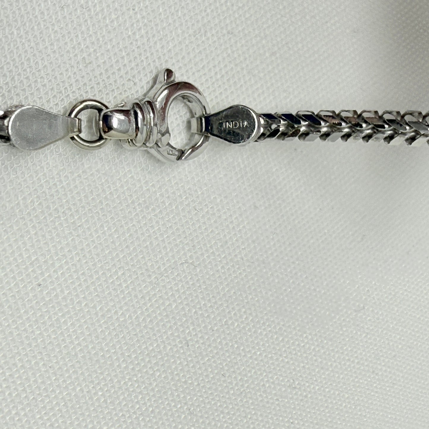 Estate Sterling Silver Snake Chain Necklace
